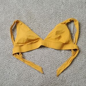 NWT Everlane Mustard Bikini Top